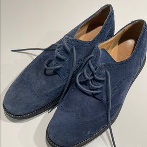 Men's Blue Suede Shoes